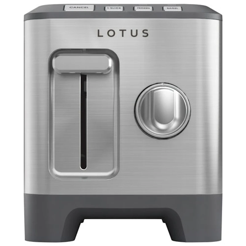 Grille-pain de Lotus - 2 tranches - Acier inoxydable