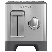 Grille-pain de Lotus - 2 tranches - Acier inoxydable