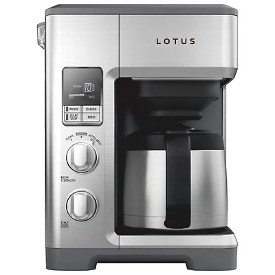 Cafetière à filtre de Lotus - 10 tasses - Acier inoxydable