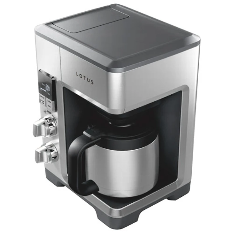 Cafetière à filtre de Lotus - 10 tasses - Acier inoxydable