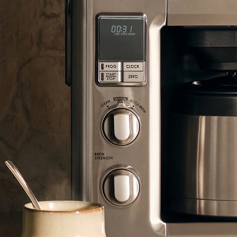 Cafetière à filtre de Lotus - 10 tasses - Acier inoxydable