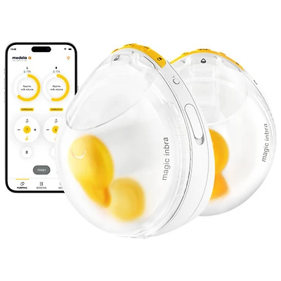 Double tire-lait portable Magic InBra de Medela