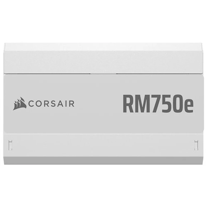 Bloc d'alimentation entièrement modulaire ATX 3.1 de 750 W RM750e de Corsair - Blanc