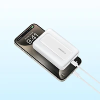Anker ZOLO 10000 mAh Wireless Magnetic Portable Power Bank - White