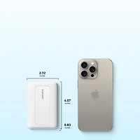 Anker ZOLO 10000 mAh Wireless Magnetic Portable Power Bank - White