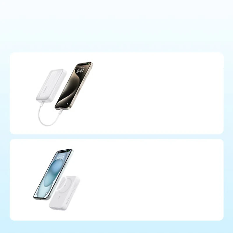 Anker ZOLO 10000 mAh Wireless Magnetic Portable Power Bank - White