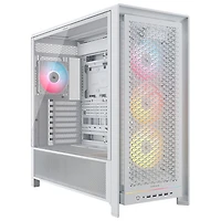 Tour d'ordinateur mi-hauteur ATX 5000D ARGB de Corsair - Blanc