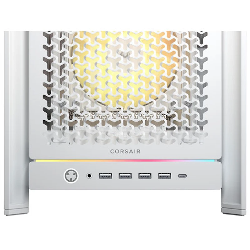 Tour d'ordinateur mi-hauteur ATX 5000D ARGB de Corsair - Blanc