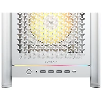 Tour d'ordinateur mi-hauteur ATX 5000D ARGB de Corsair - Blanc