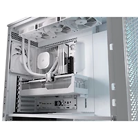 Tour d'ordinateur mi-hauteur ATX 5000D ARGB de Corsair - Blanc