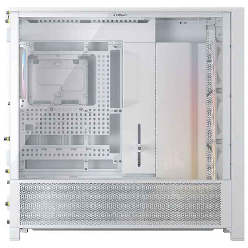 Tour d'ordinateur mi-hauteur ATX 5000D ARGB de Corsair - Blanc
