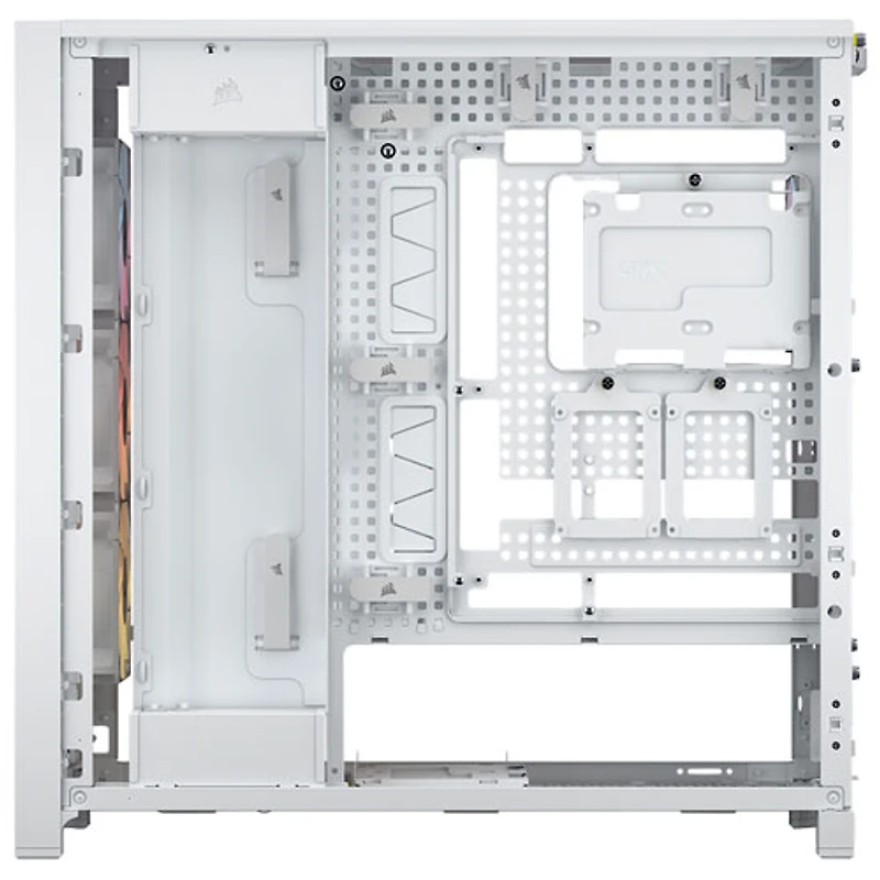 Tour d'ordinateur mi-hauteur ATX 5000D ARGB de Corsair - Blanc