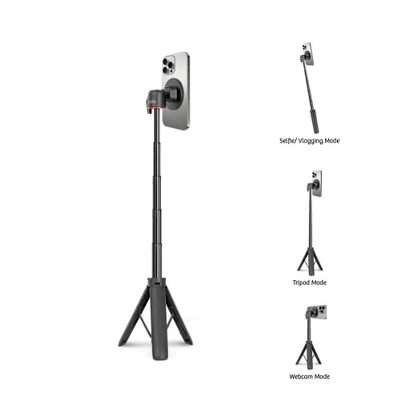 LOGiiX Universal Qi2 Tripod with MagSafe (LGX-13917) - Black