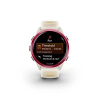Montre intelligente Bluetooth de 42 mm Forerunner 570 de Garmin pour la course - Os translucide/Mangue