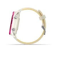 Montre intelligente Bluetooth de 42 mm Forerunner 570 de Garmin pour la course - Os translucide/Mangue