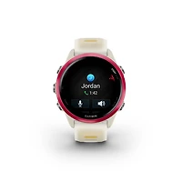 Montre intelligente Bluetooth de 42 mm Forerunner 570 de Garmin pour la course - Os translucide/Mangue