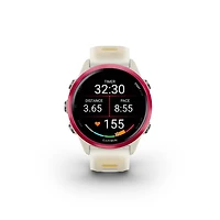 Montre intelligente Bluetooth de 42 mm Forerunner 570 de Garmin pour la course - Os translucide/Mangue