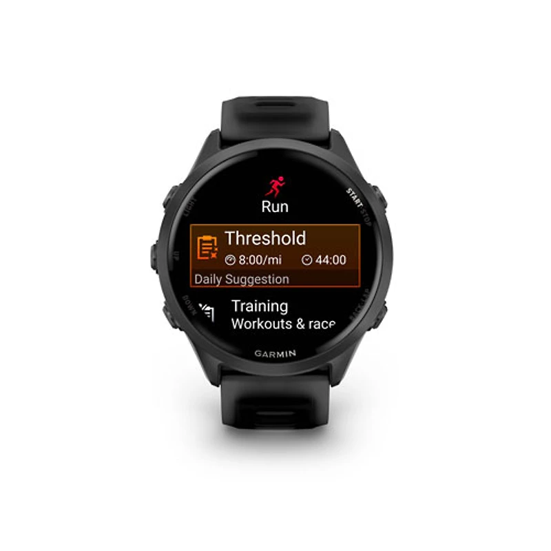 Garmin Forerunner 570 47mm Bluetooth Running Smartwatch - Translucent Black/Black