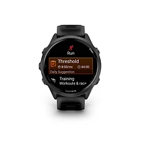 Garmin Forerunner 570 47mm Bluetooth Running Smartwatch - Translucent Black/Black