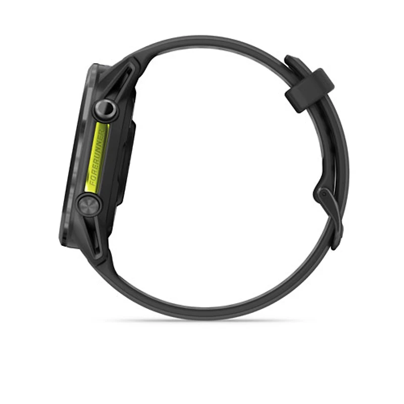 Montre intelligente Bluetooth de 47 mm Forerunner 970 de Garmin pour la course - Noir/Noir titane