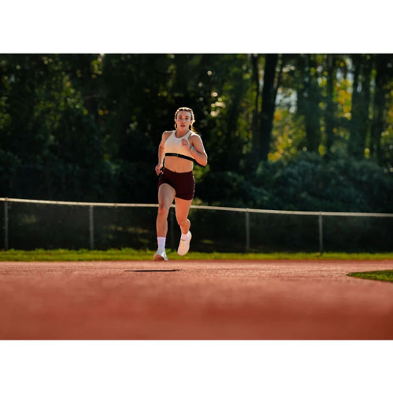 Montre intelligente Bluetooth de 47 mm Forerunner 970 de Garmin pour la course - Blanc/Jaune vif translucide