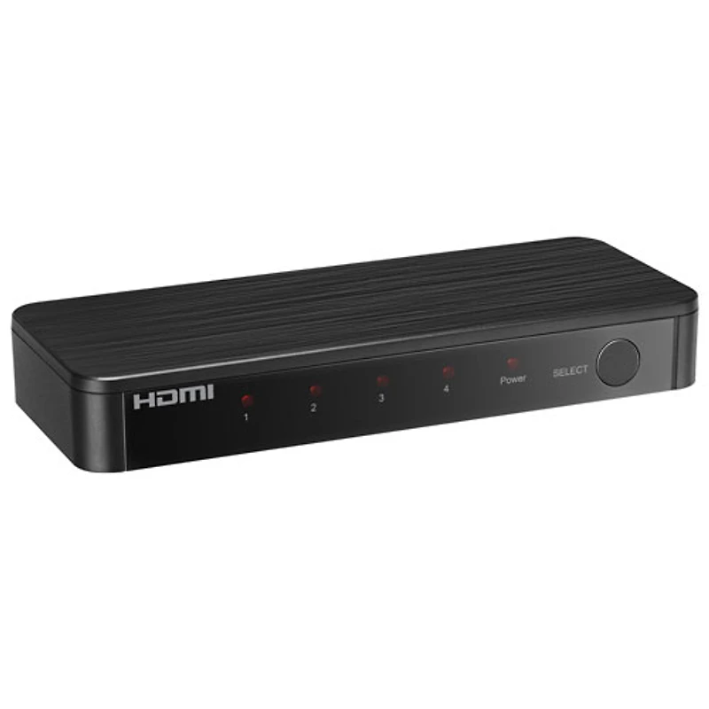 Commutateur HDMI UHD 8K à 4 ports de Rocketfish - Noir - Exclusivité Best Buy