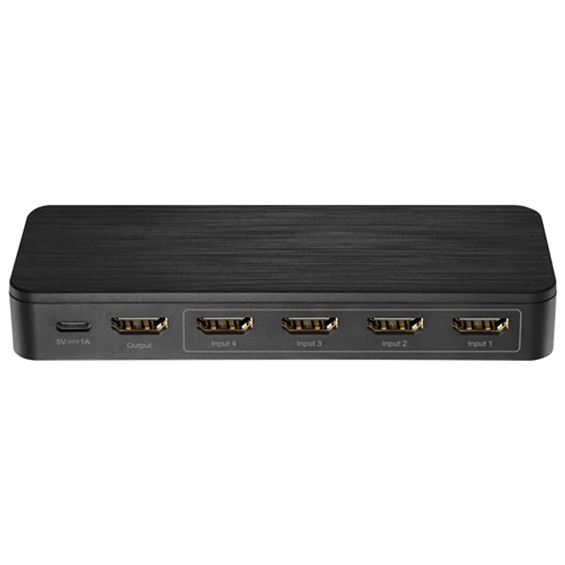 Commutateur HDMI UHD 8K à 4 ports de Rocketfish - Noir - Exclusivité Best Buy