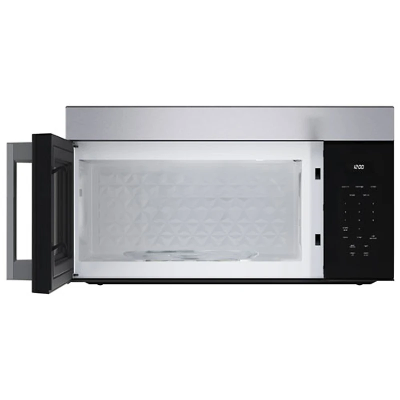 Bosch 100 Series Over-The-Range Microwave - 1.7 Cu. Ft. - Black/Stainless Steel