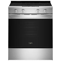 Cuisinière électrique encastrable avec ventilateur à convection et friture à l'air 5,3 pi³ 30 po de Whirlpool (YWSES5030SZ) - Acier inoxydable résistant aux traces de doigts