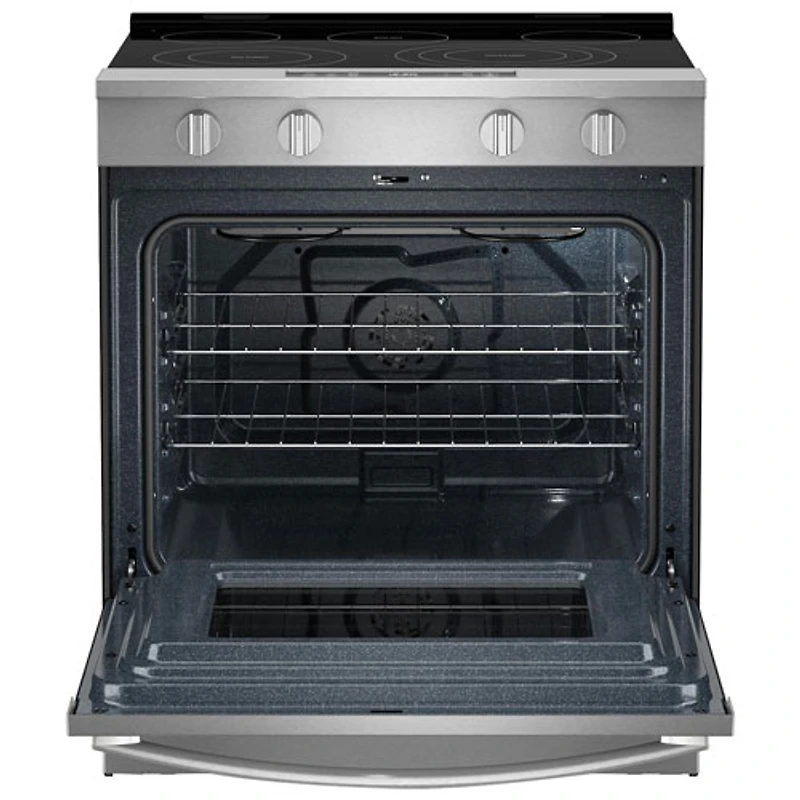 Cuisinière électrique encastrable avec ventilateur à convection et friture à l'air 5,3 pi³ 30 po de Whirlpool (YWSES5030SZ) - Acier inoxydable résistant aux traces de doigts