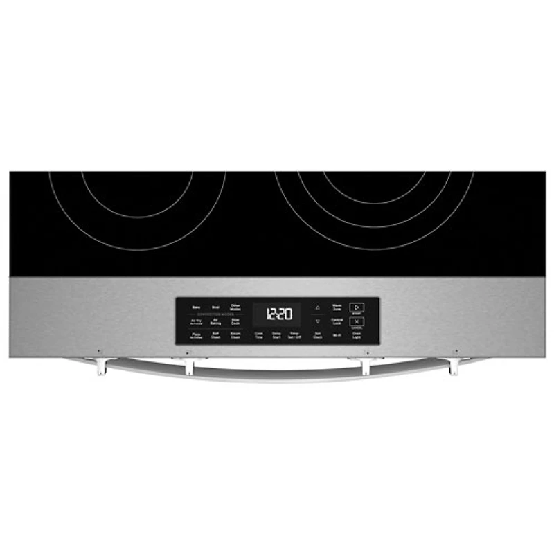 Cuisinière électrique encastrable avec ventilateur à convection et friture à l'air 5,3 pi³ 30 po de Whirlpool (YWSES5030SZ) - Acier inoxydable résistant aux traces de doigts