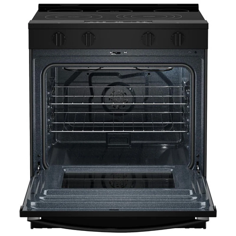 Cuisinière électrique encastrable à 5 éléments avec ventilateur à convection et friture à l'air 5,3 pi³ 30 po de Whirlpool (YWSES5030SB) - Noir