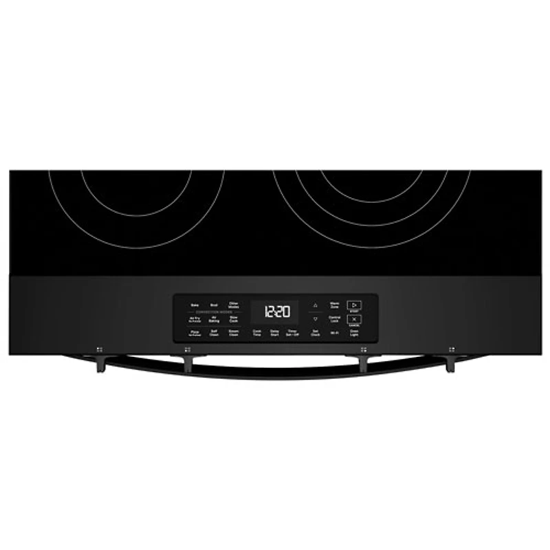 Cuisinière électrique encastrable à 5 éléments avec ventilateur à convection et friture à l'air 5,3 pi³ 30 po de Whirlpool (YWSES5030SB) - Noir
