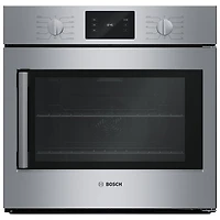 Bosch 30" 4.6 Cu. Ft. True Convection Electric Combination Wall Oven (HBL5455RUC) - Stainless Steel