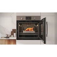 Bosch 30" 4.6 Cu. Ft. True Convection Electric Combination Wall Oven (HBL5455RUC) - Stainless Steel