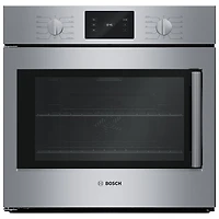 Four mural combiné électrique à convection véritable 4,6 pi³ 30 po de Bosch (HBL5455LUC) - Inox