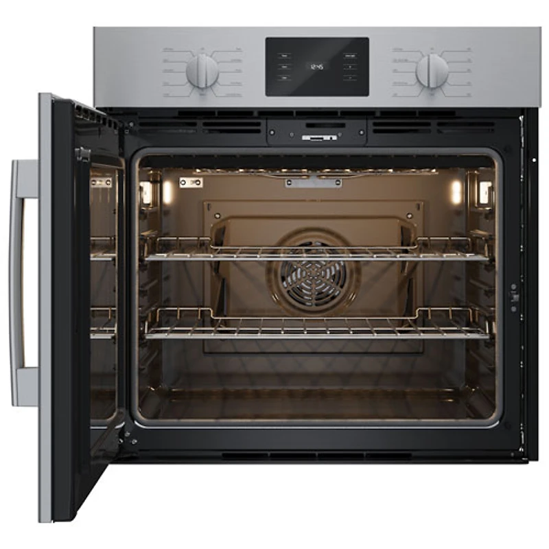 Four mural combiné électrique à convection véritable 4,6 pi³ 30 po de Bosch (HBL5455LUC) - Inox