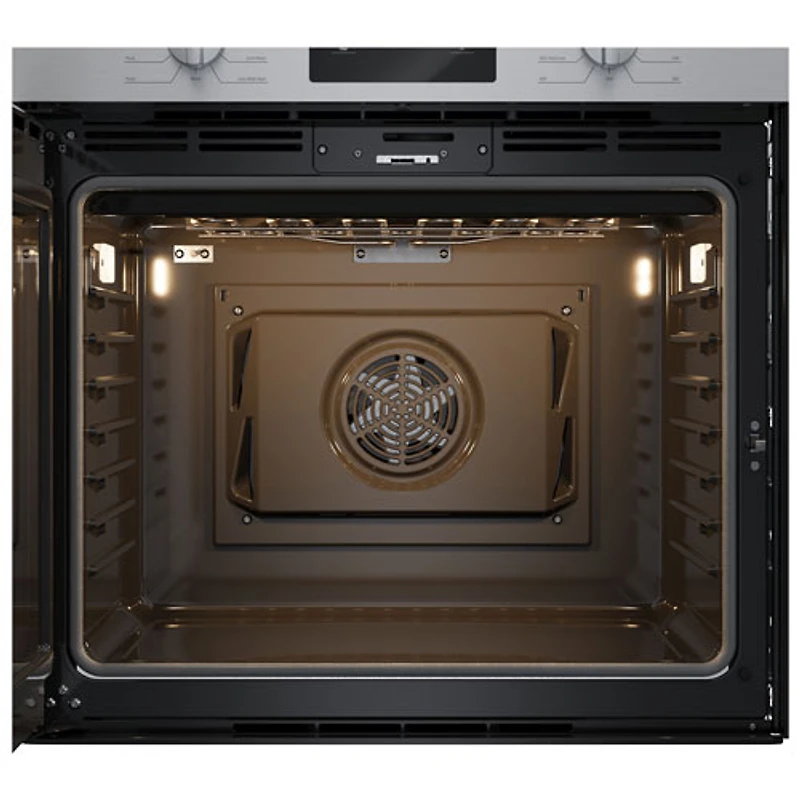 Four mural combiné électrique à convection véritable 4,6 pi³ 30 po de Bosch (HBL5455LUC) - Inox