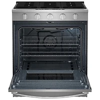 Whirlpool 30" 5.0 Cu. Ft. Fan Convection 5-Burner Slide-In Gas Range (WSGS5030SZ) - Stainless Steel