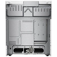 Cuisinière à gaz encastrable à 5 brûleurs avec convection à ventilateur 5 pi³ 30 po de Whirlpool (WSGS5030SW) - Blanc