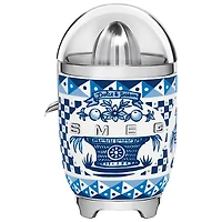Presse-agrumes de style années 50 de Smeg - Collection Dolce & Gabanna - Bleu Méditerranée