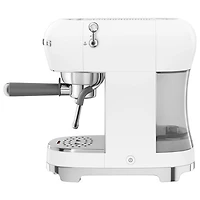 Smeg 50's Style Manual Espresso Machine with 15 Bar Pressure - White