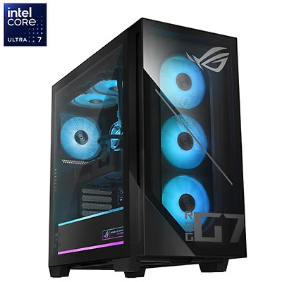 Ordinateur de jeu G700 d'ASUS (Core Ultra 7 265F d'Intel/RAM 32 Go/SSD 2 To/GeForce RTX 5060/Windows 11)