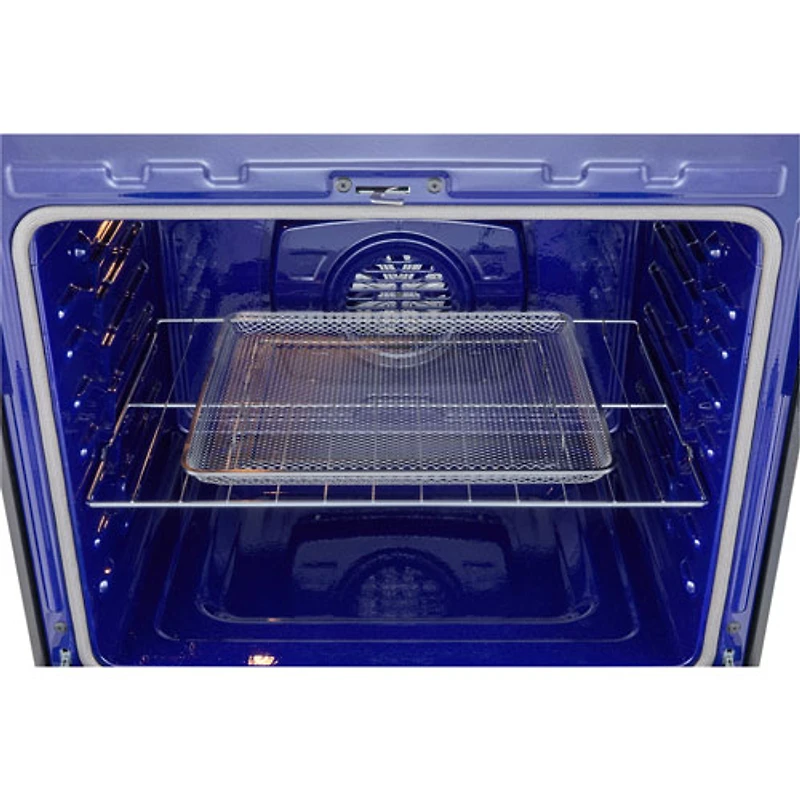 Cuisinière électrique autonome à 5 éléments avec convection véritable et friture à air chaud 6,3 pi³ 30 po de LG (LREN6325XE) - Inox