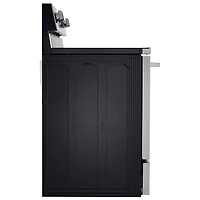 Cuisinière électrique autonome à 5 éléments avec convection véritable et friture à air chaud 6,3 pi³ 30 po de LG (LREN6325XE) - Inox