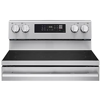 LG 30" 6.3 Cu. Ft. True Convection 5-Element Freestanding Electric Air Fry Range (LREN6323YE) - Stainless