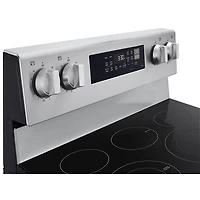 LG 30" 6.3 Cu. Ft. True Convection 5-Element Freestanding Electric Air Fry Range (LREN6323YE) - Stainless
