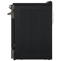 LG 30" 6.3 Cu. Ft. Fan Convection 5-Element Slide-In Electric Air Fry Range (LSEL6333ZE) - Black Stainless Steel