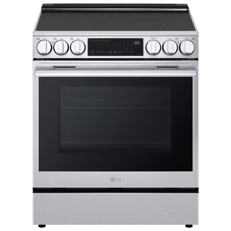 LG 30" 6.3 Cu. Ft. True Convection 5-Element Slide-In Electric Air Fry Range (LSEL6335XE) - Stainless Steel