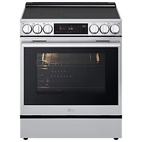 LG 30" 6.3 Cu. Ft. True Convection 5-Element Slide-In Electric Air Fry Range (LSEL6335XE) - Stainless Steel